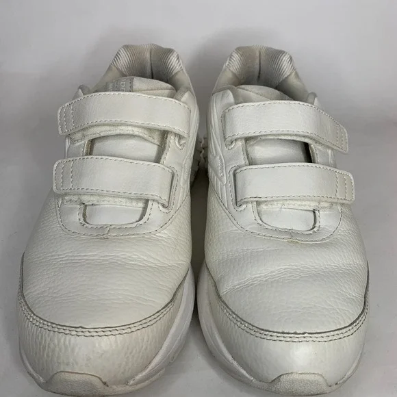 Brooks Addiction Walker Womens 9 B White Leather Comfort Walking Shoes - Picture 2 of 8